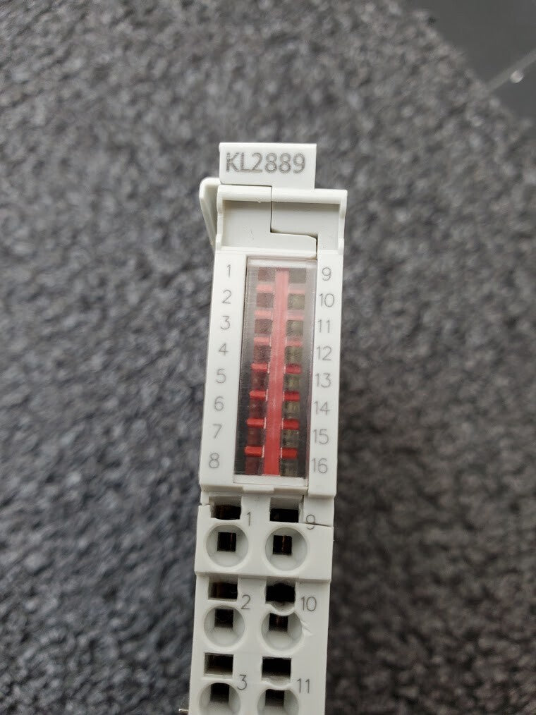 Beckhoff KL2889 HD Bus Terminal 16x Digital Output 24VDC Neg. Ground Switching