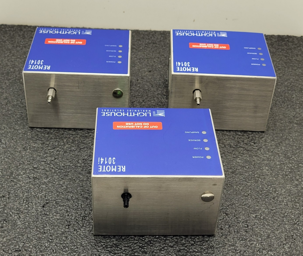 Lot of 3 LIGHTHOUSE REMOTE 3014i Special Laser Particle Counter 24VDC