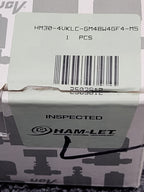 Ham-Let 3-Way HM30-4VKLC-GM4BW4GF4-M5 300PSI Diaphragm Valve Solenoid 316SS