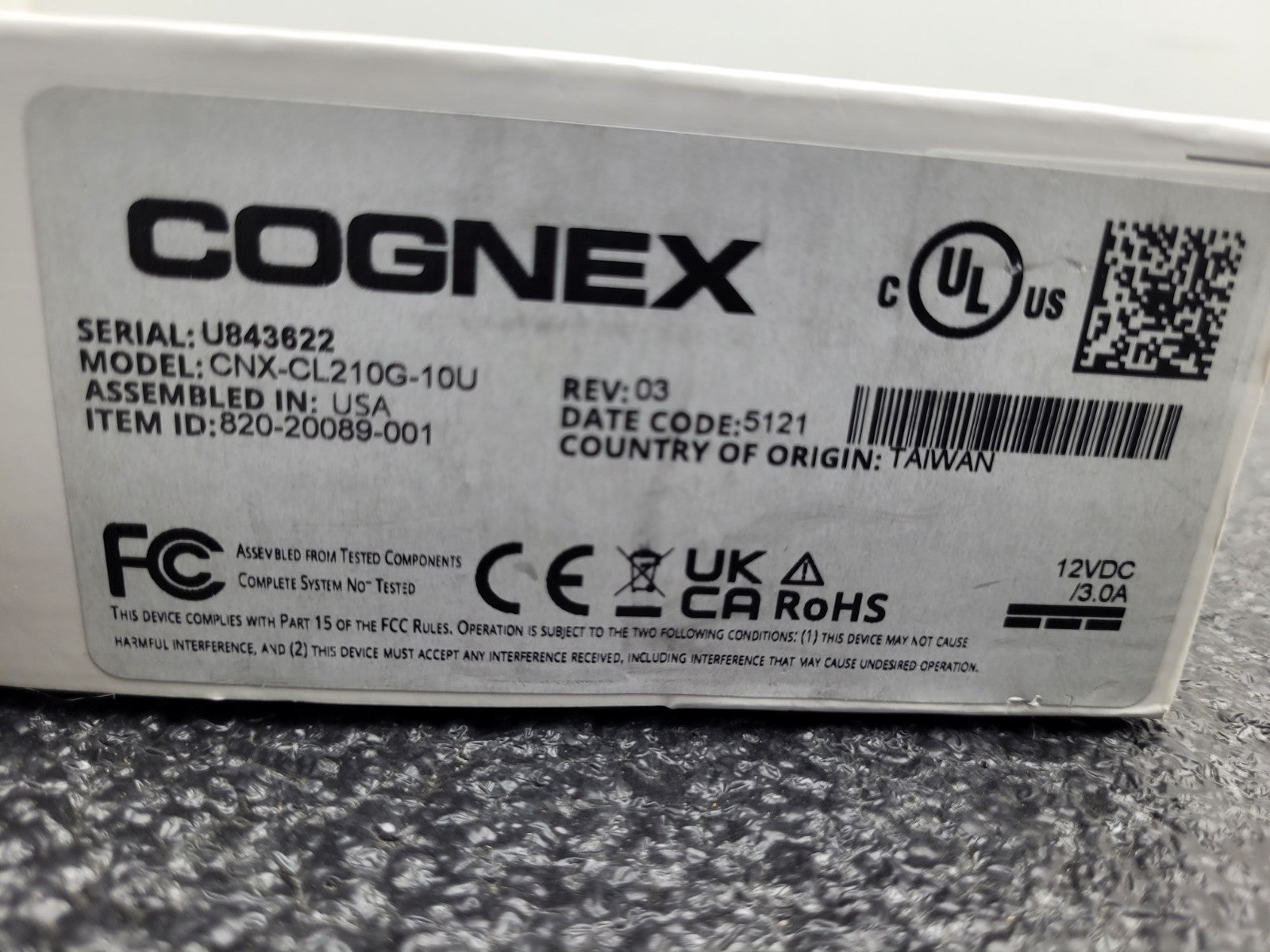 DMA-EI-200 By Cognex CNX-CL210G-10U Monitoring Tool Edge Fanless Industrial PC