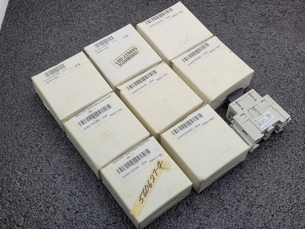 9 x Technoelectric SD1-040-BR SD1 Series 3-Pole 40A 600VAC Non-Fused Load Switch