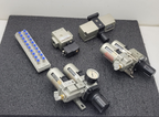 Lot of 5 SMC AFM30-03 Pneumatic Booster, 2x Regulator Solenoid Soft Start Valve