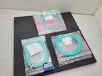 Lot of 9x OM4 LC LC DX 15M Fiber Optic Assy Patch Cable 50ft LC/LC MM DX