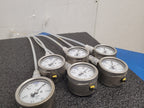 Lot of 6x Stubbe Wika 837-1 MDM 902 G 1/4" DN20 PP PTFE Pressure Guage 0-2.5 BAR