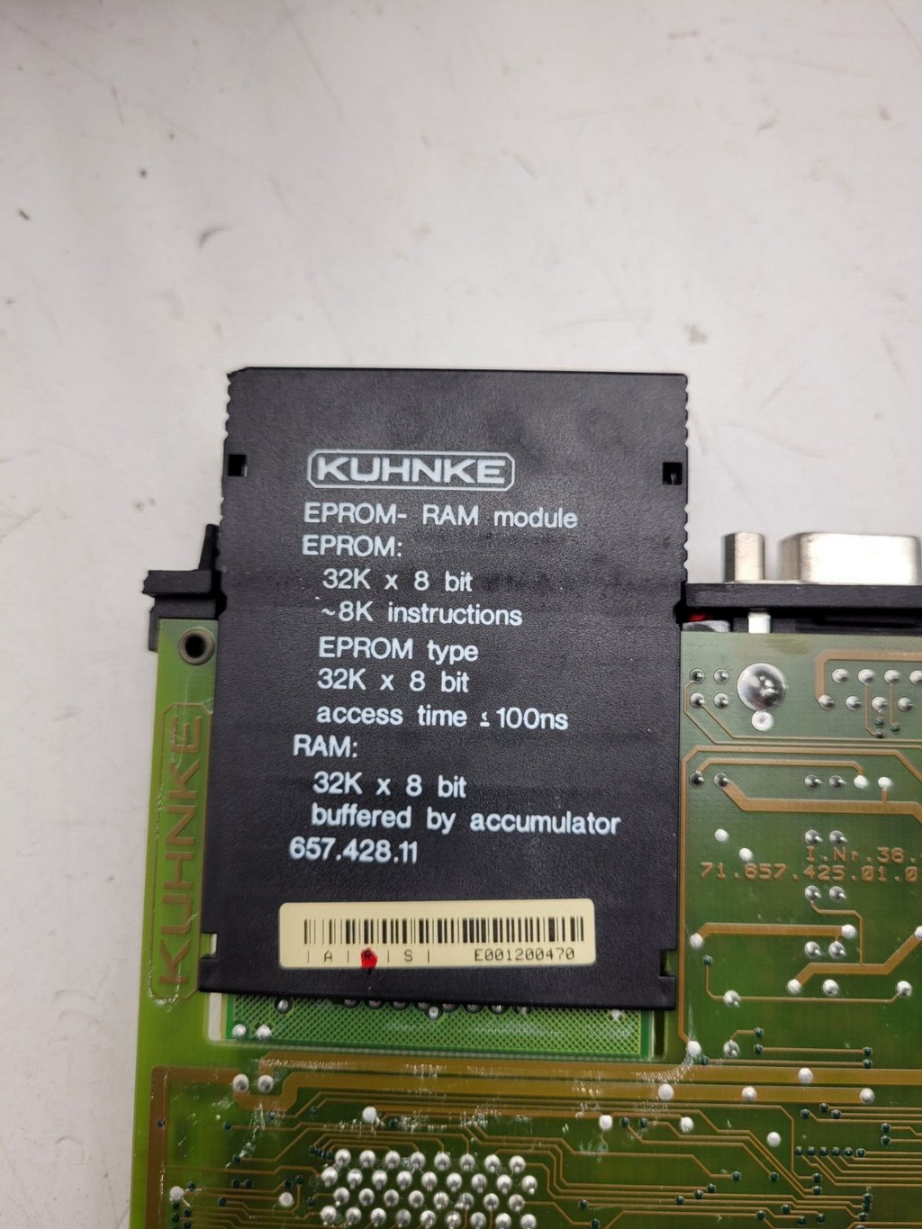 Kuhnke G/3RE 5.5" 230V 50Hz 658.650.00 Plating Deposition Controller PLC