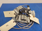 Numatics 8 Valve Solenoid 041SA400M0000F Regulated Pneumatic Manifold Set x3 ABC