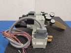 Numatics 8x Valve Solenoid 041SA400M0000F 5x Regulated Pneumatic Manifold N4
