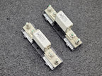Lot of 6 Bussmann Buss 170M1368 125A 690V Fuse w/ 170H1007 Base 400A 1000V