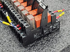 Lot of 62x Schrack DIN Rail Relay Block RT78725 24VDC RT424024 EM18 Indicator