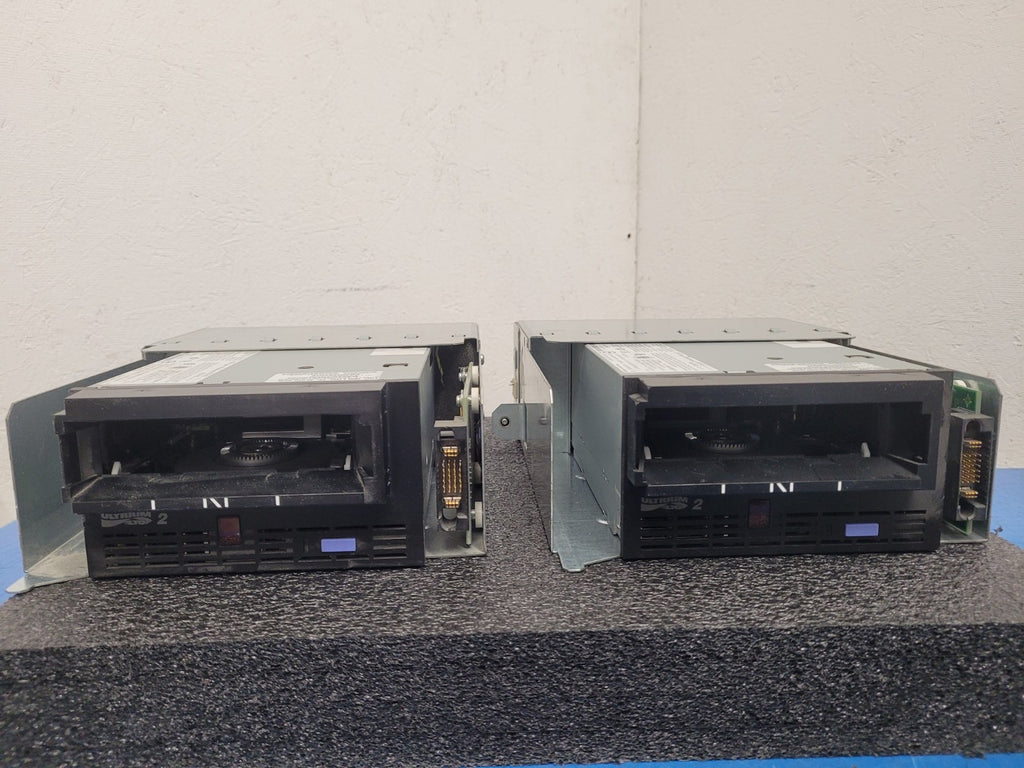 Sun StorageTek SL500 LTO2 IBM 2GB FC Tape Drive in Tray 419687702 LOT OF 2x