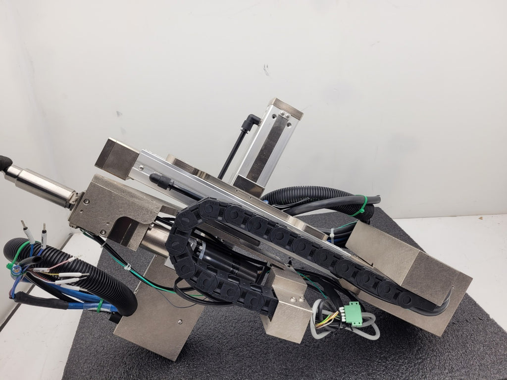 IAI 2x Axis Screwdriver Linear Robot Arm 8" Z 4" Y Movement DSRC CAN Controllers