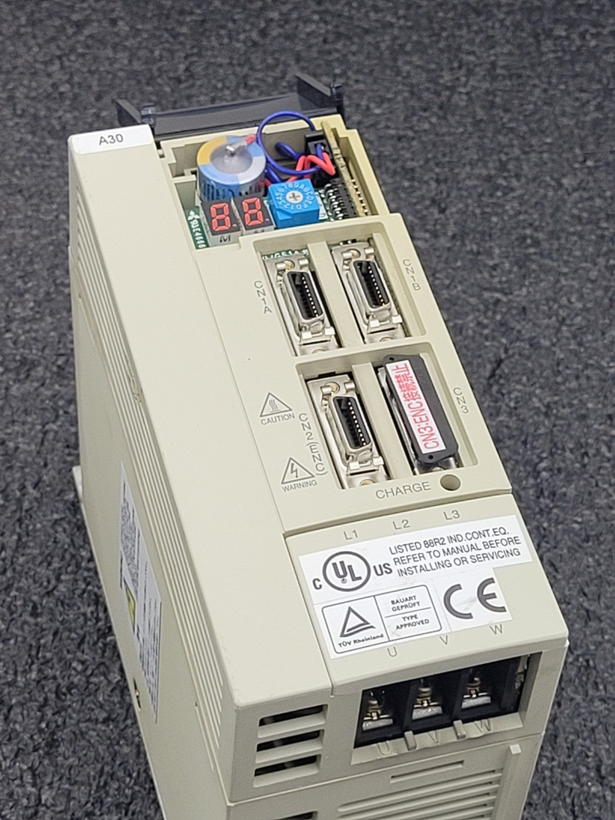 MITSUBISHI MR-J2-60CT Servo Drive Unit 0.6wW 3.2A 2009 Date Code Working Pull