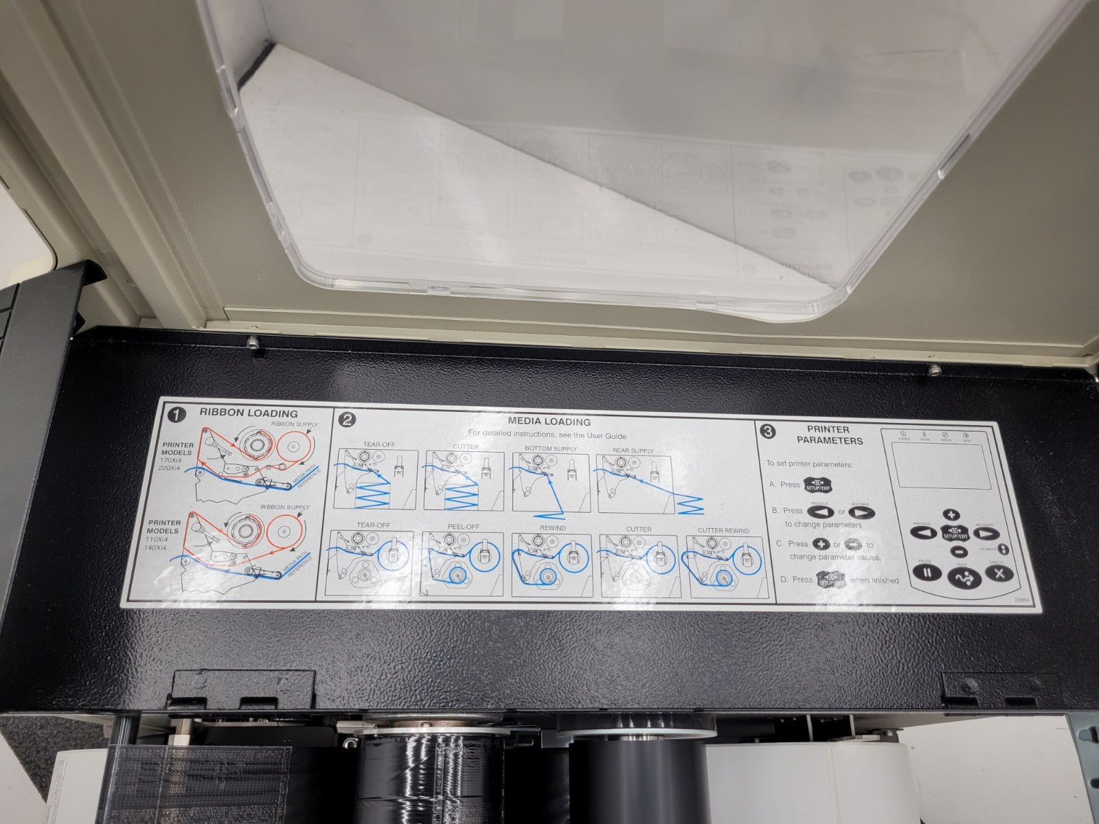 Zebra 110Xi4 300 DPI Thermal Transfer Label Printer USB Parallel Ethernet [B]