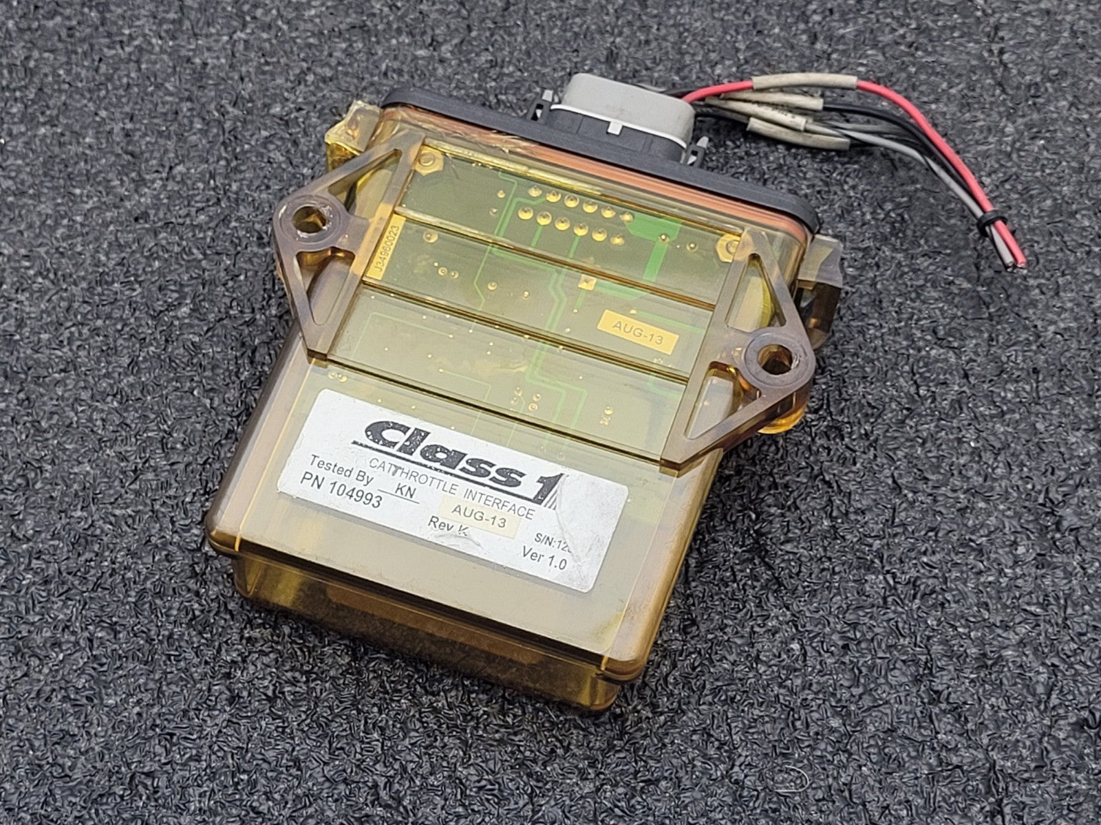 Class 1  ES-KEY Vernier Throttle Interface Caterpillar Electronic Engines 104997