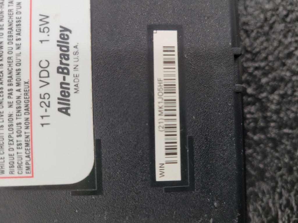 Allen Bradley 2707-MVP232 MicroView Operator Interface Panel Ser B +Cable, Power