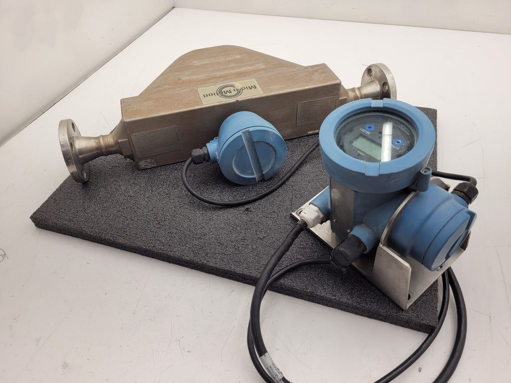 Micro Motion Mass Flow Coriolis Meter Sensor R100S128NQBZEZZZZ 1" +TX Unit