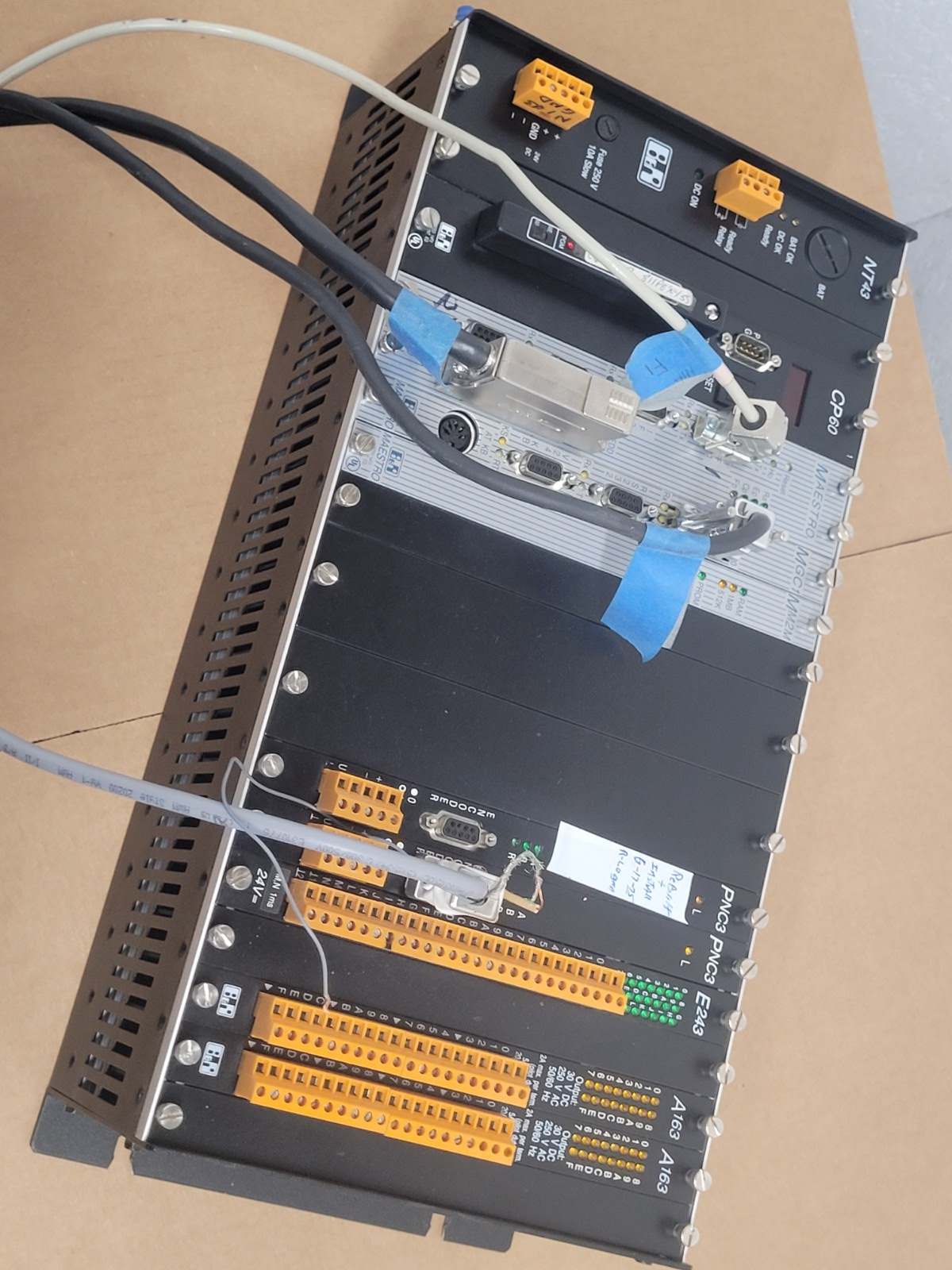 B&R MAESTRO PLC From Holzma HPP 81 Panel Saw PNC3 E243 MGC1 MM2M CP60 NT43 A163