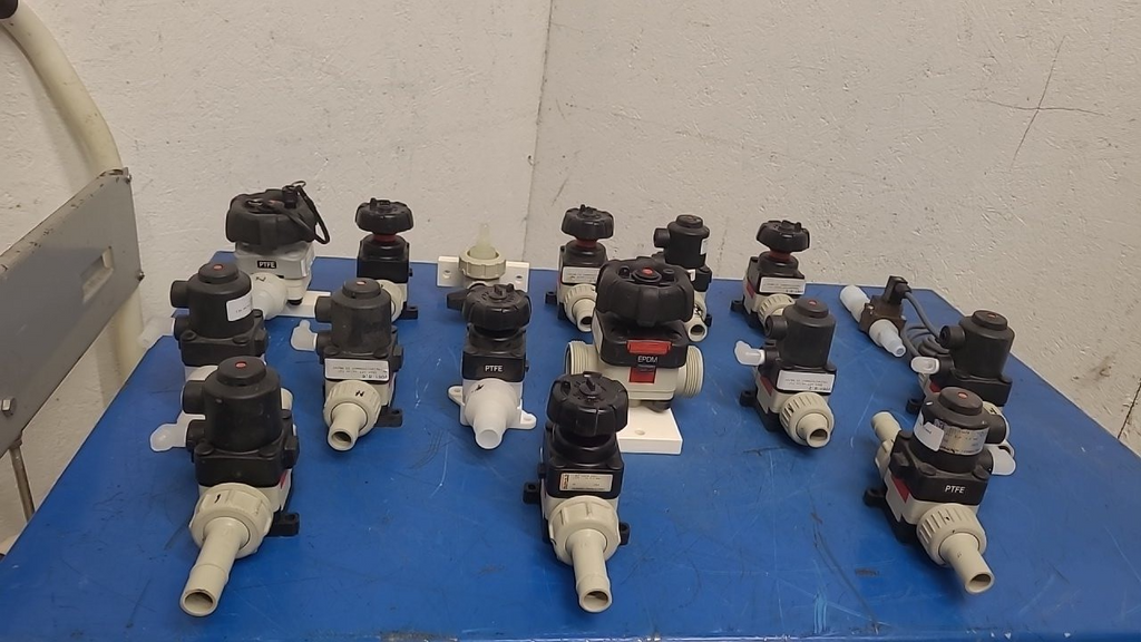 GEMU Manual + Pneumatic Plastic Diaphragm Valves V996 PTFE EPDM PP PN6