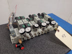 Numatics 8x Valve Solenoid 041SA400M0000F 6x Regulated Pneumatic Manifold N3