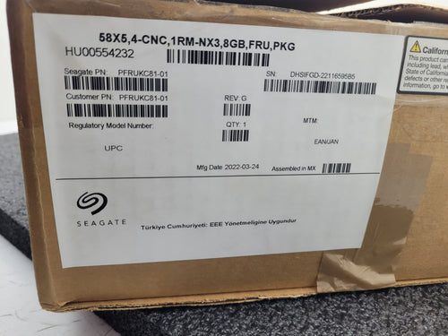 Dot Hill 58x5 4-CNC 1RM-NX3 8GB FRU PKG FRUKC81-01 Disk Array Controller