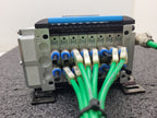 FESTO 8 Valve Pnumatic Control Block CPV10-GE-DI01-8 165809 + CPV10-VI 18200