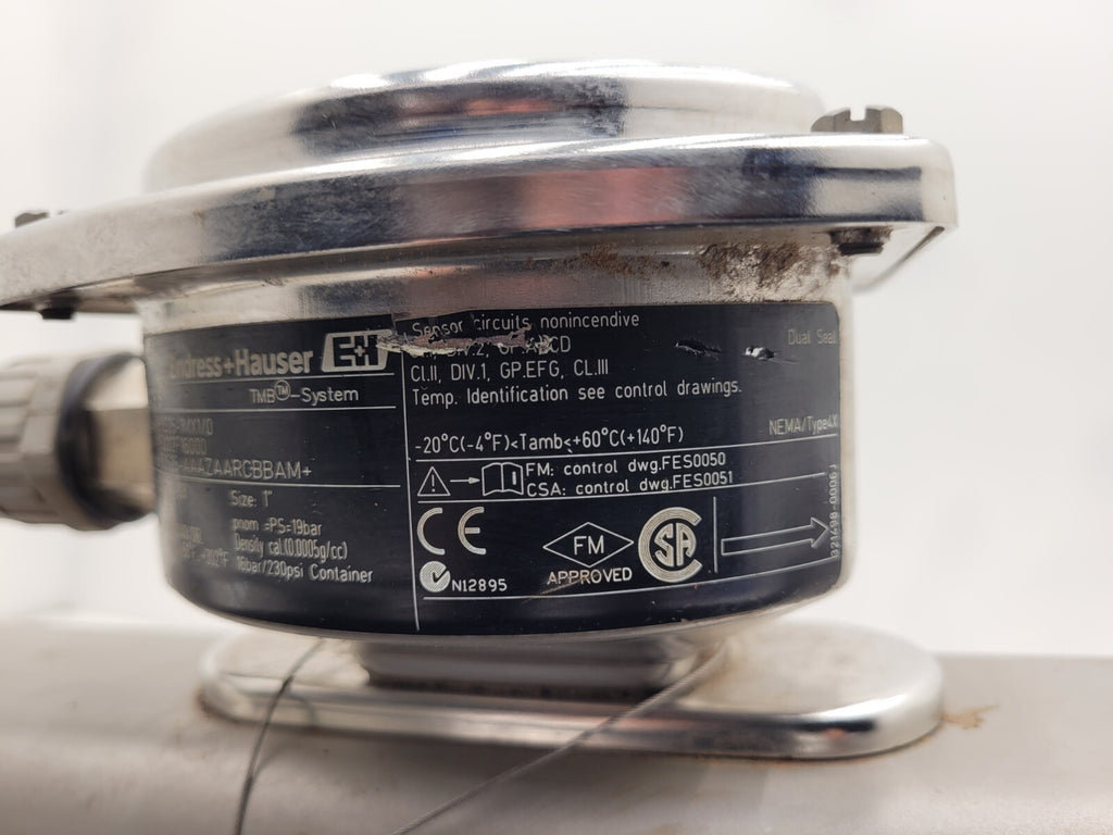 Endress+Hauser PROMASS S Mass Flowmeter 83S25-1MX1/0 Flow Controller Sensor 1" C