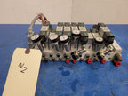 Numatics 9x Valve Solenoid 041SA400M0000F 7x Regulated Pneumatic Manifold N2