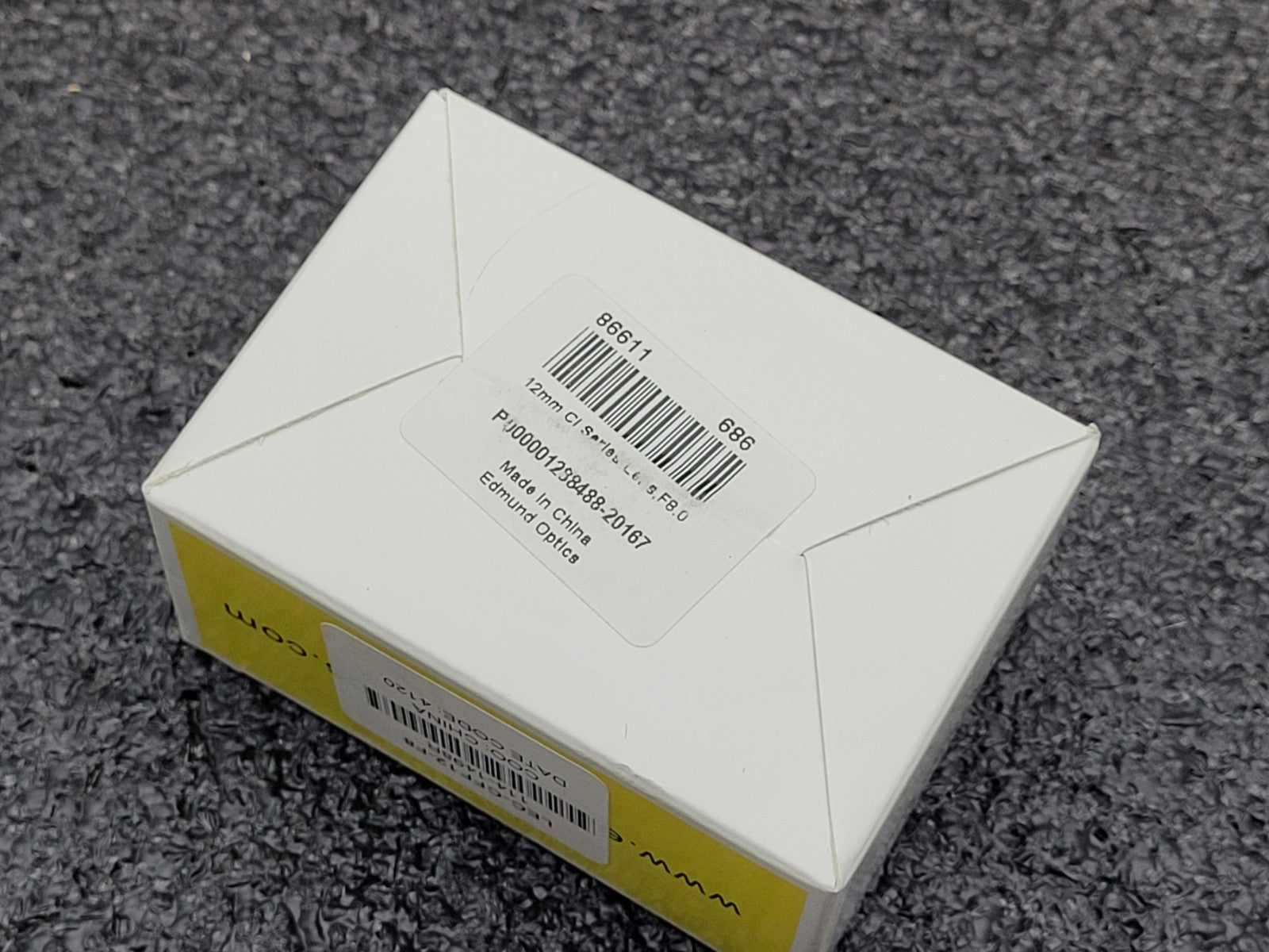 Edmund Optics LEC-CFF12-F8  C-Mount Machine Vision Lens [B] 114-1498R 12mm