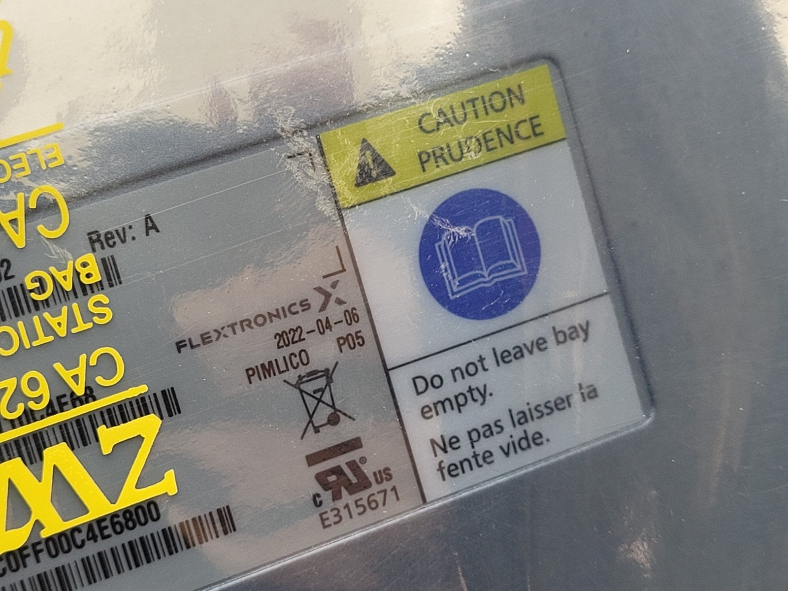 HPE Hewlett Packard MSA 2060 12G SAS Expansion Module P12951-001 Sealed Bag