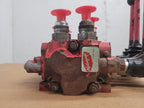 Hydraquip Husco 5005-A Hydraulic 4x Manual Valve Block Stack H-11540 D4