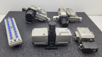 Lot of 5 SMC AFM30-03 Pneumatic Booster, 2x Regulator Solenoid Soft Start Valve