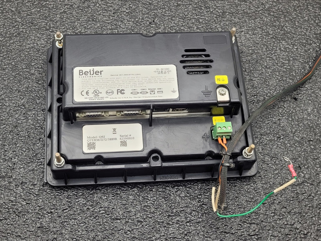 Beijer Electronics QSI QTERM-G72/3889R LCD Widescreen Graphic Touchscreen HMI