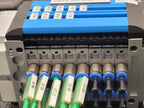 FESTO 8 Valve Pneumatic Solenoid Block CPV10-GE-DI01-8 165809 + CPV10-VI 18200