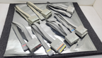 Lot of 7x HP Agilent E5346A High Density Probe Adapter Logic Analyzer Test Cable