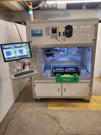 Hanwha Battery Pouch Cell Leak Tester HNLLT-01 Keyence Laser Profile Inspection