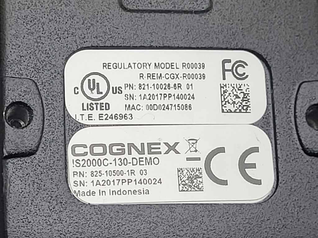 COGNEX VISION CAMERA R-REM-CGX-R00039 821-10026-6R In-Sight 2000 series