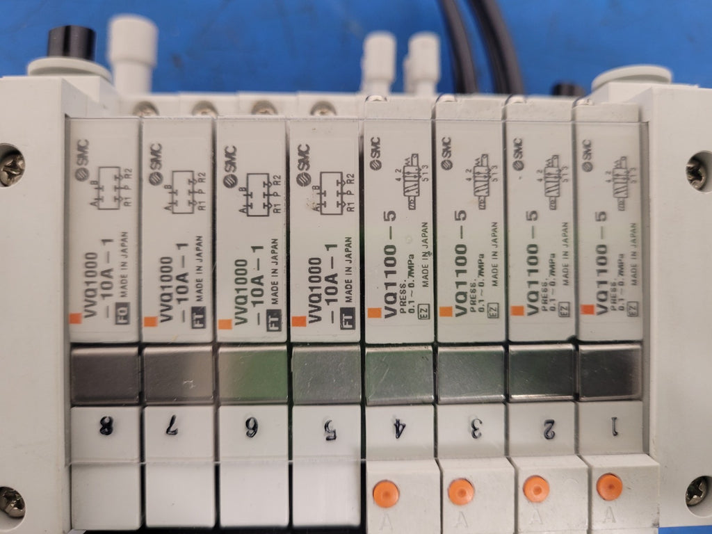 SMC 16 Valve VVQ2000-10A-1 2x Manifold VVQ2000-10A-1 VQ2301N-51 VQC2300N-51