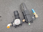 Lot of 4 Norgren R74G-4AK-RMG Filter Regulator Assembly 1x SMC NAV4000 Solenoid