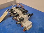 Numatics 9x Valve Solenoid 041SA400M0000F 7x Regulated Pneumatic Manifold N2