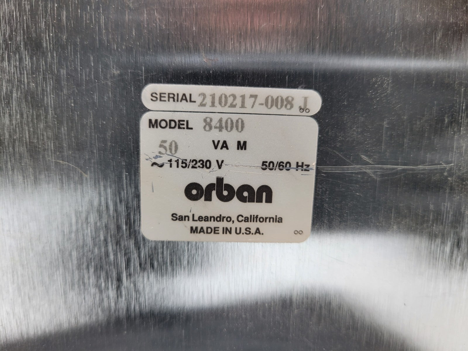Orban Optimod-FM 8400 8400/HD/FM Broadcast Audio Processor No Display Output