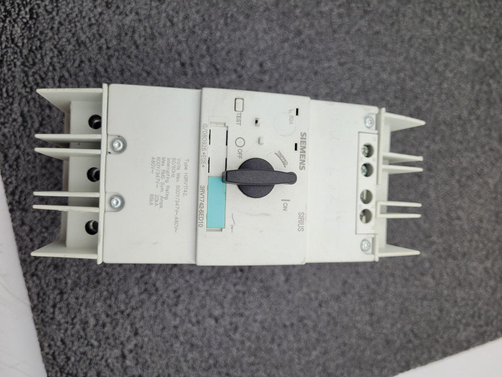 SIEMENS Sirius 3RV1742-5ED10 50 A Circuit Breaker Motor Protector H3RV1742