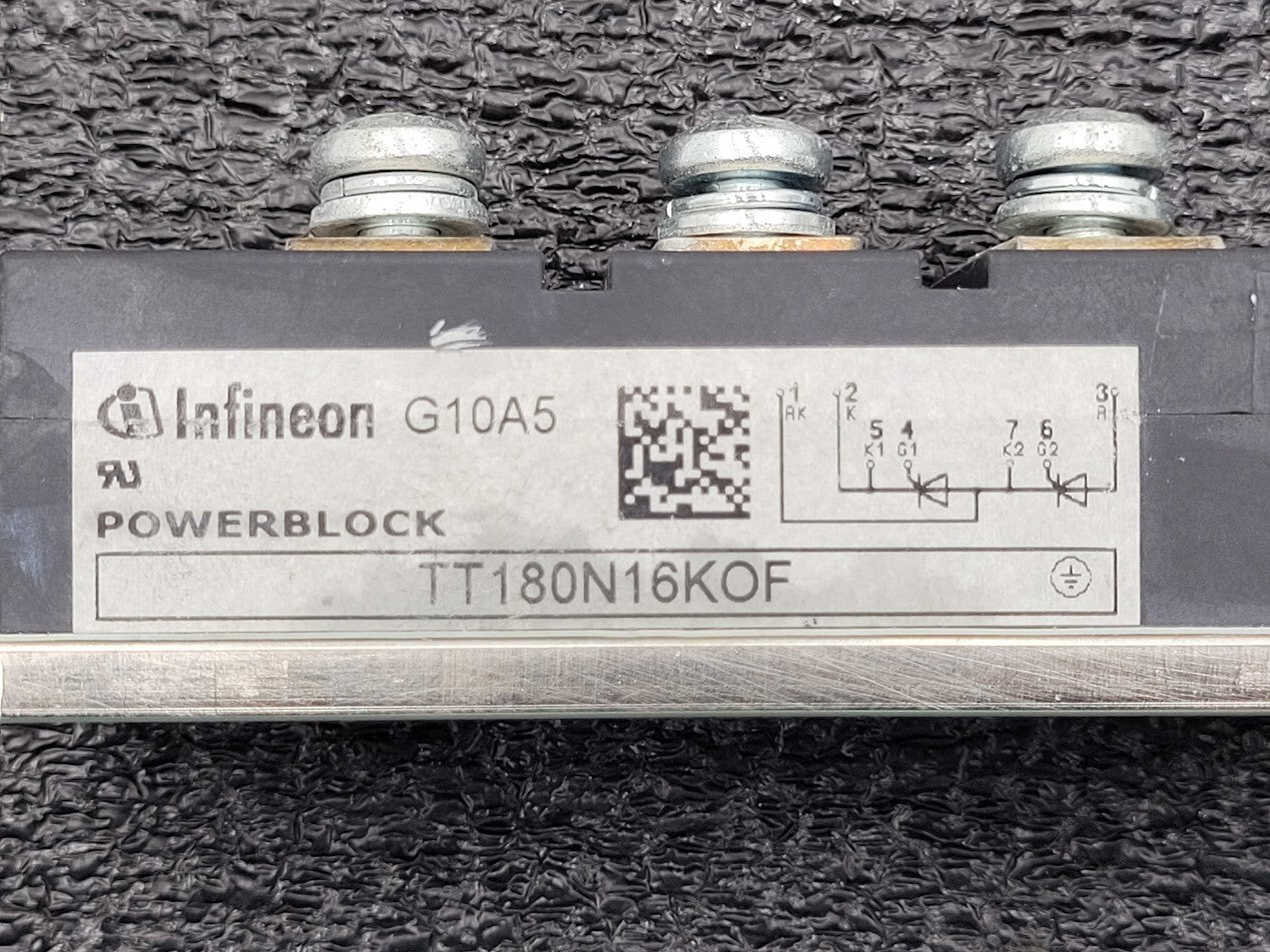 Infineon G10A5 TT180N16KOF EUPEC SCR Power Module 1.6 kV 285 A Series