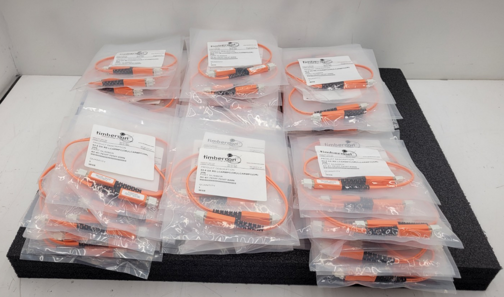 85 x TIMBERCON AC-61-70107-70107-020N 62.5 DX RS LCARMPC/20N Fiber Optic Cables