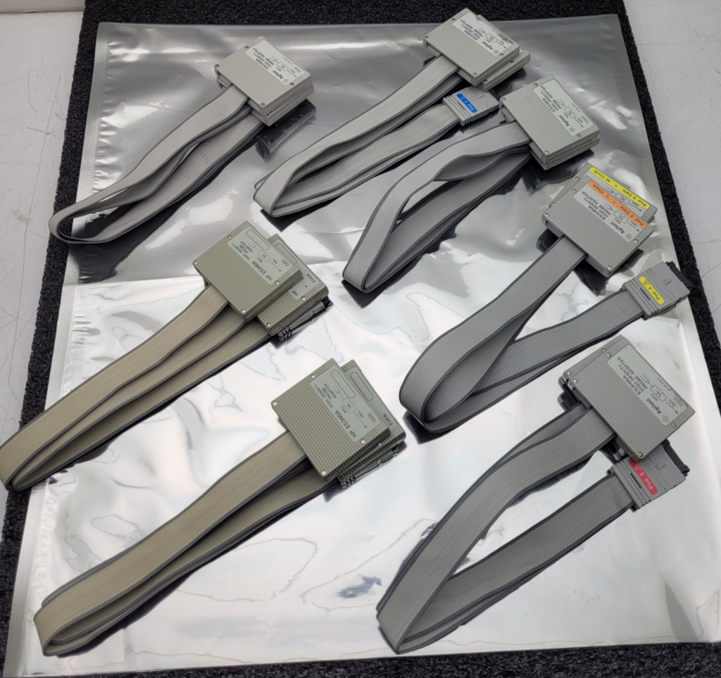 Lot of 7x HP Agilent E5346A High Density Probe Adapter Logic Analyzer Test Cable