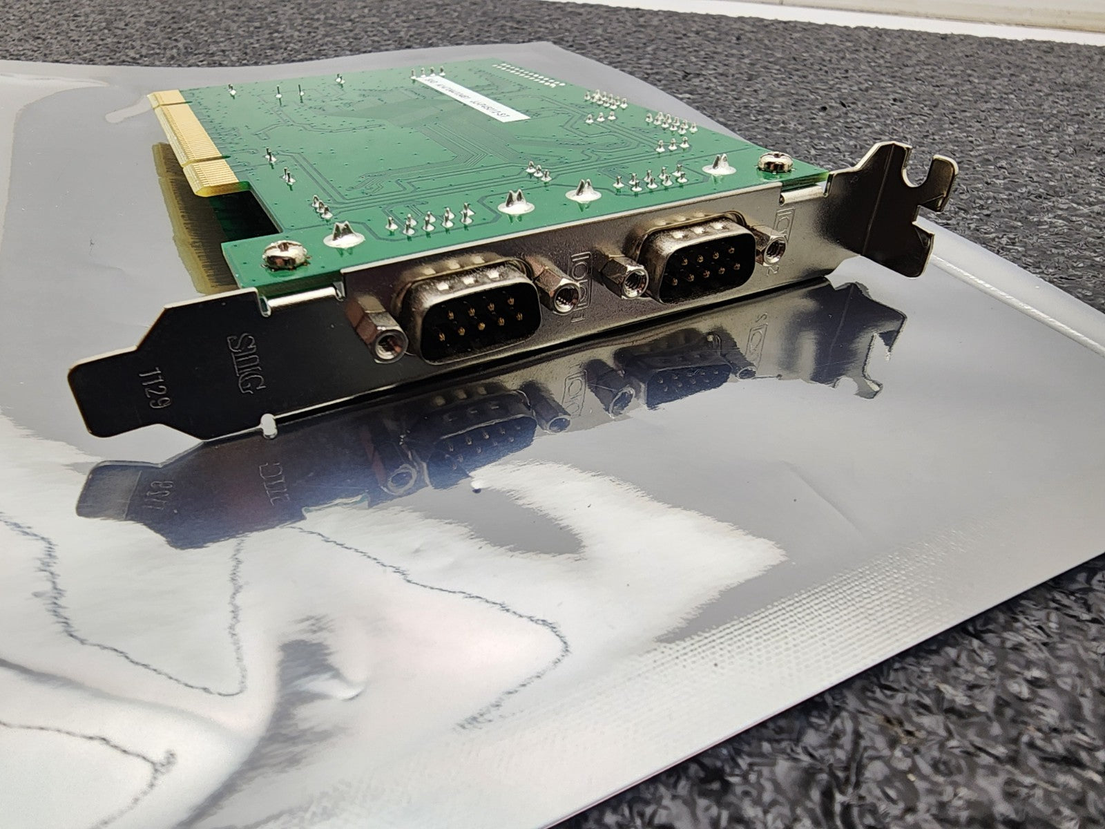 SIIG CyberPro RS-232 Dual Port COM PCI card JJ-P45012-S7 V7.0
