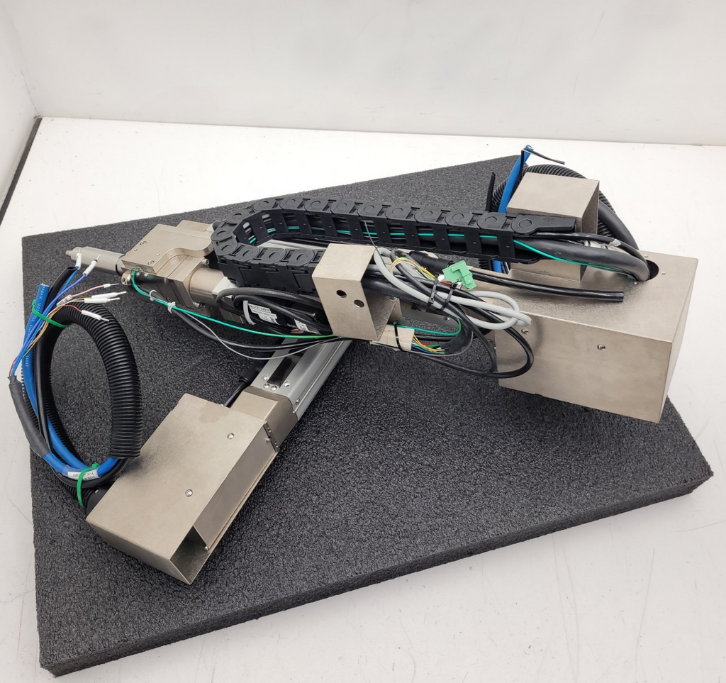IAI 2x Axis Screwdriver Linear Robot Arm 8" Z 4" Y Movement DSRC CAN Controllers