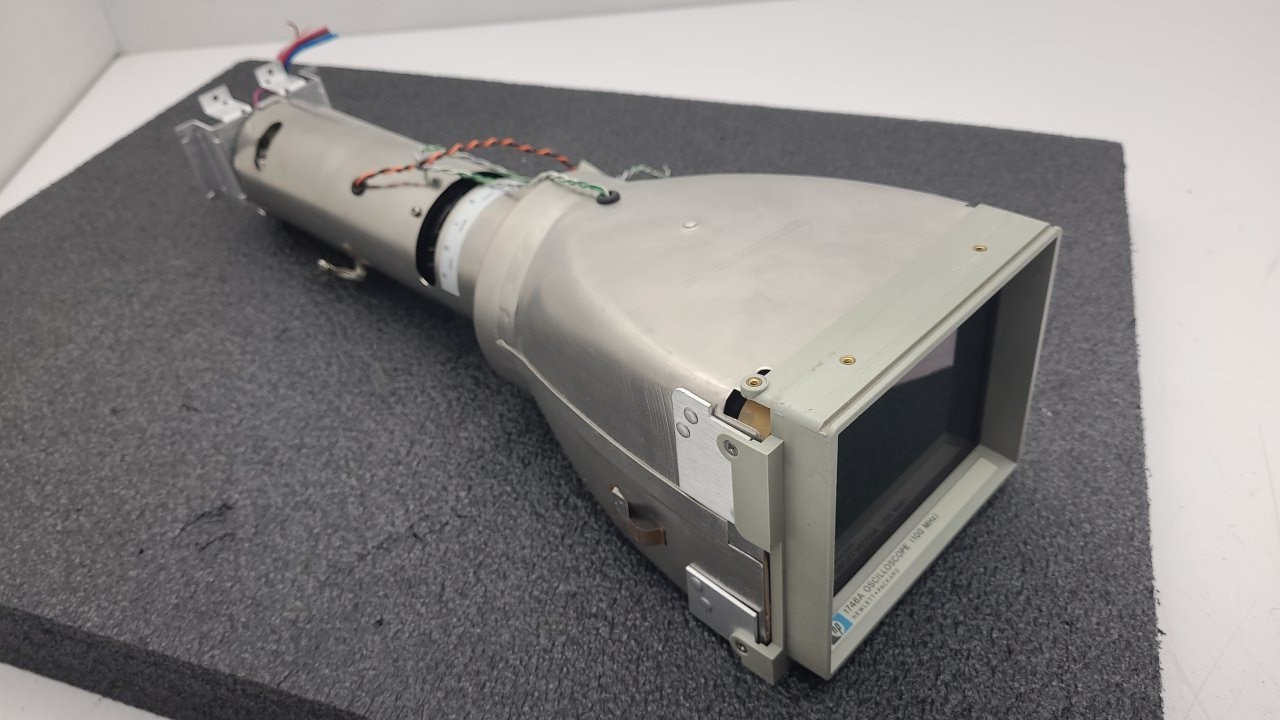 HP Hewlett Packard 1746A Oscilloscope CRT Display Tube Assembly (100 MHz)