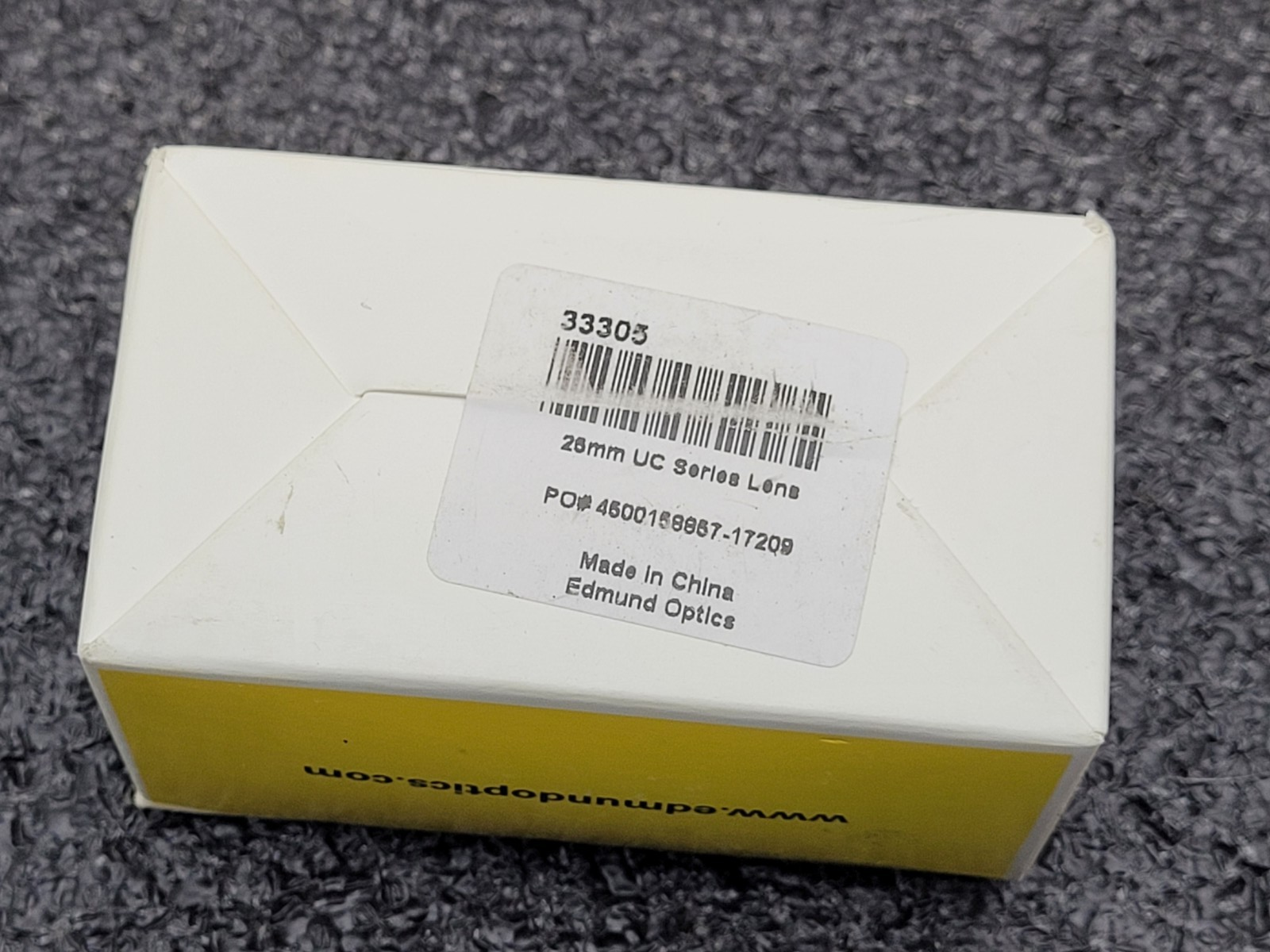 Edmund Optics  25mm/F1.85  UC series lens LEC-33305