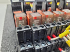 Lot of 62x Schrack DIN Rail Relay Block RT78725 24VDC RT424024 EM18 Indicator