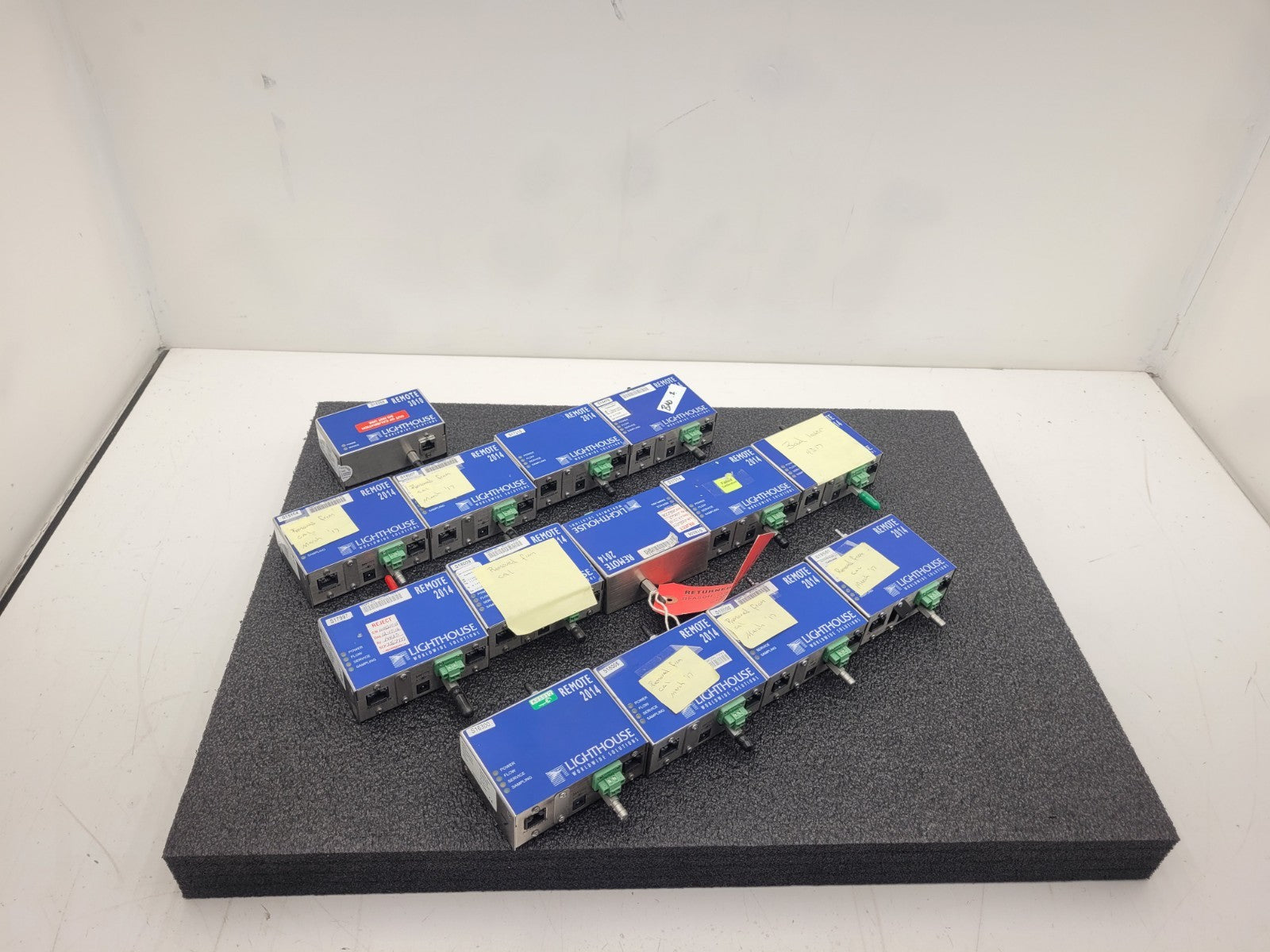 Lot of 14 LIGHTHOUSE REMOTE Laser Particle Counter 3010, 2014 Calibration Failed